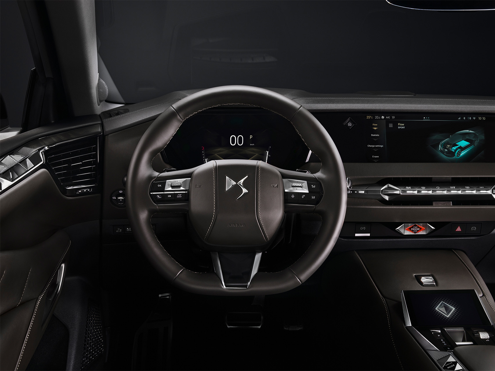DS 4 volant cuir